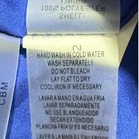 kensie Shift Dress Women's Plus 14 Blue Floral Short Sleeve Wrap Style NWT - Picture 9 of 11